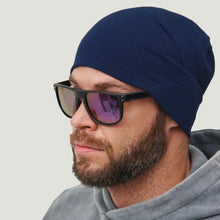 Load image into Gallery viewer, Autumn and winter men's brimless cold hat, elastic hat, universal size, suitable for outdoor and home use