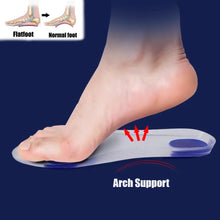 Load image into Gallery viewer, Insole Silicon Orthopedic s for s Women Men Flat Foot Arch Support Pad Shock Absorption Plantar Fasciitis Relief s shoe pads