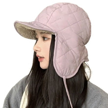 Load image into Gallery viewer, Casual Thickened Lamb Wool Bomber Hats Keep Warm Double-sided Winter Cap With Earflaps Women's Cap Outdoor Cycling Headwear