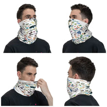 Load image into Gallery viewer, One Hundred Fish Ocean Life Bandana Neck Cover Printed Scuba Diving Balaclavas Mask Scarf Multi-use Headwear Riding Unisex Adult