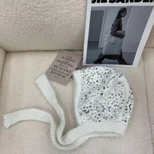 Load image into Gallery viewer, New Luxury Sequined Winter Hat Ear Protection Outdoor Beanies Thick Warm Baotou Knitted Women's Hats Chrismas Gifts