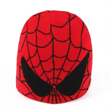 Load image into Gallery viewer, New Cartoon Spider Embroidered Beanies Hat Men Winter Autunm Warm Knitted Bonnet Cap Soft Wool Beanies Caps Boys Gifts 