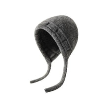 Load image into Gallery viewer, Women's Fashion Warm Strap Knit Hat Soft Thick Beanie Hat Binding Knitted Classic Earmuff Hat Snow Outdoor