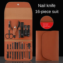 Load image into Gallery viewer, Full Set of Manicure Nail Beauty Dead Skin Household Nail Scissors Sets of Box Pedicure Tools Ear Cleaner