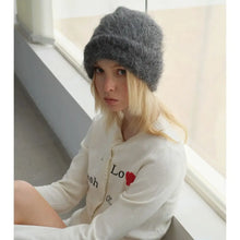 Load image into Gallery viewer, Fashion Winter Warm Alpaca Wool Beanies Cold-proof Snowproof Fluffy Knitted Hat Thicken Bonnet Women Accessories