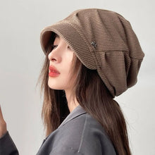 Load image into Gallery viewer, New Windproof Letter Hats Casual Warm Pullover Hat Cold Proof Warm Hat Women