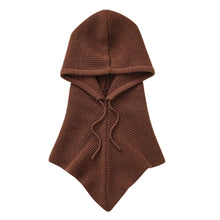 Load image into Gallery viewer, Woolen Winter Balaclava Hat Integrated Design Ear Protection Knitted Hooded Caps Knitted Texture Warmth Element