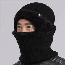 Load image into Gallery viewer, Knitted Hat Winter Elderly Hat for Women Winter Mom Warm Hat for Men Ear Protection Middle-Aged and Elderly