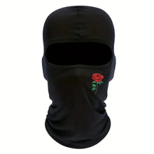 Load image into Gallery viewer, High Quality Rose Printed Balaclava Hat Windproof Sun UV Protection Ski Mask Women Men Hood Outdoor Cycling Scarf Supplies New