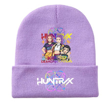 Load image into Gallery viewer, KPop Demon Hunters Winter Cold Hat Knitted Hat Cartoon Anime Warm Fashion Accessories Children's Birthday Christmas Cute Gift