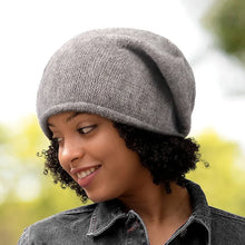 Load image into Gallery viewer, 1pc Warm Solid Color Plush Hat,lightweight, Casual,multifunctional Knitted Skullies Caps for Hiking, Cycling,outdoor Activities