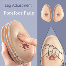 Load image into Gallery viewer, Insole 4pcs Women Forefoot Pad High Heels Non-slip Pain Relief Insert Half s Round Toe Cushion Foot Care Sole Pads s shoe pads