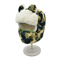 Load image into Gallery viewer, Fashion Keep Warm Bomber Hat Thick Waterproof Earflap Mask Windproof Children Hat Boy Girl