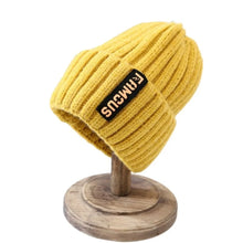 Load image into Gallery viewer, New Long Label Knit Beanie Soft Sun Protection Winter Hat Solid Color Crochet Design Crochet Hat Winter Season
