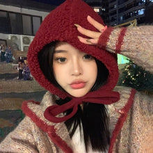 Load image into Gallery viewer, Fashion Solid Color Hat Anti-cold Fluffy Beanie Cap Soft Warm Winter Hat Winter Season