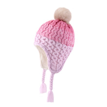 Load image into Gallery viewer, Infant Pom Pom Beanie Kid Winter Hats Toddler Cap Knit Warm Beanies Caps for Baby Boys Girls