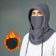 Load image into Gallery viewer, Men Women 's Warm Fleece Balaclava Winter Face Mask Neck Warmer Hooded Cap Windproof Thermal Head Cover Beanies Bandana