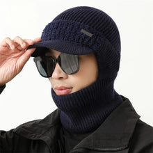 Load image into Gallery viewer, Men Balaclava Hat Full Cover Style Winter Hat Outdoor Windproof Knitted Hat Winter Keep Warm Beanie Cap