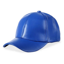 Load image into Gallery viewer, Casual Outdoor Sports Leather Baseball Caps Adjustable Hip Hop Warm Caps Autumn Winter Thermal Hats for Men Women