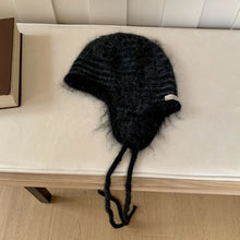 Load image into Gallery viewer, New Windproof Knitted Hat Ear Protection Keep Warm Warm Woolen Hat Versatile Cold-proof Beanie Hat Woman Girl