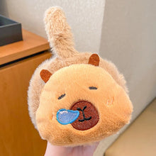 Load image into Gallery viewer, New Capybara Ear Warm Earmuffs Windproof Winter Earflaps Cartoon Soft Ear Cap