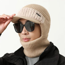 Load image into Gallery viewer, Men Balaclava Hat Full Cover Style Winter Hat Outdoor Windproof Knitted Hat Winter Keep Warm Beanie Cap
