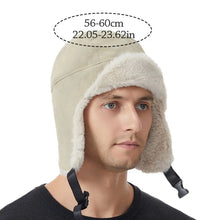 Load image into Gallery viewer, Outdoors Warm Bomber Hat Thick Ushanka Fur Hat Ear Protection Casual Earflap Bonnet Riding