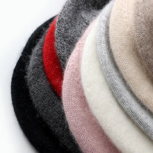 Load image into Gallery viewer, Winter Unisex 35% Cashmere Hats Outdoor Casual Keep Warm Solid Color Cashmere Knitted Beanie Hat Women Men Hedging Caps