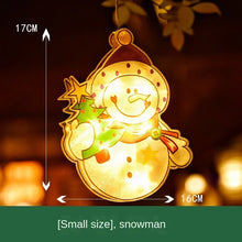 Load image into Gallery viewer, Christmas Decorative Lamp Santa Claus Sucker Lamp Christmas Tree Holiday Modeling Lamp Window Lamp Decoration