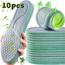 Load image into Gallery viewer, Insole 10pcs Unisex Memory Foam Orthopedic s Deodorizing s Sports Absorbs Sweat Soft Antibacterial Accessories shoe pads