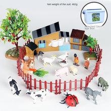 Load image into Gallery viewer, Farm Poultry Dinosaur Scene Decoration Set Children's Learning Model Animal Model Toys