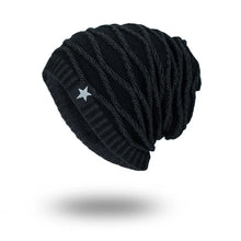 Load image into Gallery viewer, New Fashion Adult Men Knit Warm Beanies Casual Outdoor Star Sport Hat Snow Gorras Soft Thick Snow Hats Women Bonnet Hats