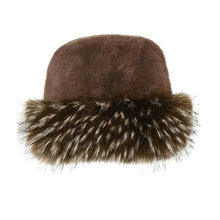 Load image into Gallery viewer, New Fluffy Fur Bucket Hat for Women Fisherman Hat Warm Women's Winter Hat Thicken Cold Snowy Day Panama Cap Chrismas Gifts