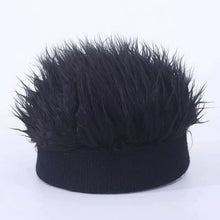 Load image into Gallery viewer, Novelty Faux Hair Wig Cap Durable Knitted Skull Cap Korean Style Breathable Trendy Toupee Hats Parties Cosplay Daily Wear Men