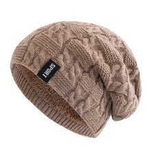 Load image into Gallery viewer, Unisex Winter Hats Sports Label Casual Dopamine Beanie Hat Fleece Lined Warm Knitted Hats For Men Women