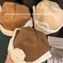 Load image into Gallery viewer, Versatile Warm Thick Women Beanies Hat Windproof Thickened Pullover Hat Coldproof Lei Feng Hat Winter Outdoor
