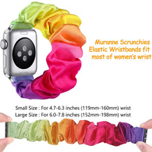 Load image into Gallery viewer, Scrunchie Strap for Apple watch band 44mm 40mm iWatch 42/38mm Elastic Nylon Solo Loop smart bracelet applewatch serie 5 43 SE 6