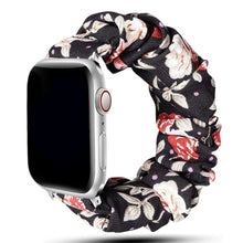 Load image into Gallery viewer, Scrunchie Strap for Apple watch band 44mm 40mm iWatch 42/38mm Elastic Nylon Solo Loop smart bracelet applewatch serie 5 43 SE 6