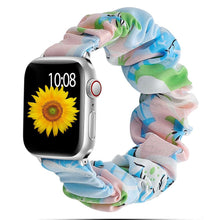 Load image into Gallery viewer, Scrunchie Strap for Apple watch band 44mm 40mm iWatch 42/38mm Elastic Nylon Solo Loop smart bracelet applewatch serie 5 43 SE 6
