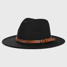Load image into Gallery viewer, NEWWool Fedora Hat For Women Men Winter Autumn Fashion Church Jazz Hats Viking British Flat Brim Felt Hat Outdoor Casual Fedoras