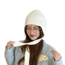 Load image into Gallery viewer, Fashion Woolen Crochet Keep Warm Knitted Hat Solid Color Windproof Beanies Cap Soft Coldproof Pullover Cap For Women Girls