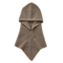 Load image into Gallery viewer, Woolen Winter Balaclava Hat Integrated Design Ear Protection Knitted Hooded Caps Knitted Texture Warmth Element