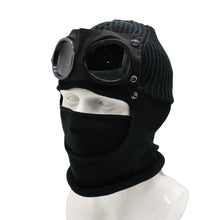 Load image into Gallery viewer, New Unisex Men Women Knitted Hat with Goggles Windproof Winter Warmer Ski Beanies Soft Warm Anti-slip Ear