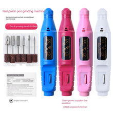 Load image into Gallery viewer, Nail Pen Grinding Machine Usb Cable Portable Manicure Nail Piercing Device Manicure Implement