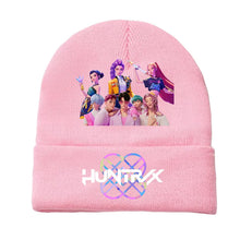 Load image into Gallery viewer, KPop Demon Hunters Winter Cold Hat Knitted Hat Cartoon Anime Warm Fashion Accessories Children's Birthday Christmas Cute Gift