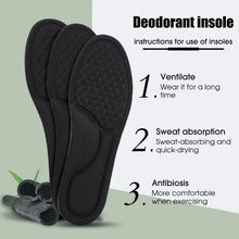 Load image into Gallery viewer, Insole 12/2pcs Soft Memory Foam Orthopedic s Deodorizing for s Sports Absorbs Sweat Antibacterial Accessories shoe pads