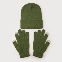 Load image into Gallery viewer, High Quality Cute 2025 Winter Hats with Gloves Girls Autumn Woman New Beanies Ladies Casual Cap