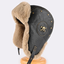 Load image into Gallery viewer, Russia Winter Faux fur Hat Unisex Windproof Warm Bomber Hats Outdoor Earflap Ski Cycling Hat
