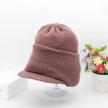 Load image into Gallery viewer, Knitted Woolen Autumn Winter Old Man Hat Hugger Toque Cap Stocking Head Watch Scarf Warm Outdoor Cycling Thickened 8M54