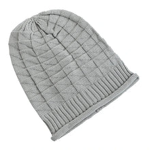 Load image into Gallery viewer, Long Size Winter Hat Casual Street Autumn Daily Beanies For Men & Women Solid Bonnet Cap